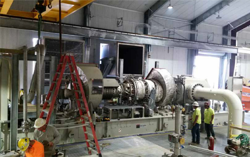 Mechanical design and construction of the Compressor Building