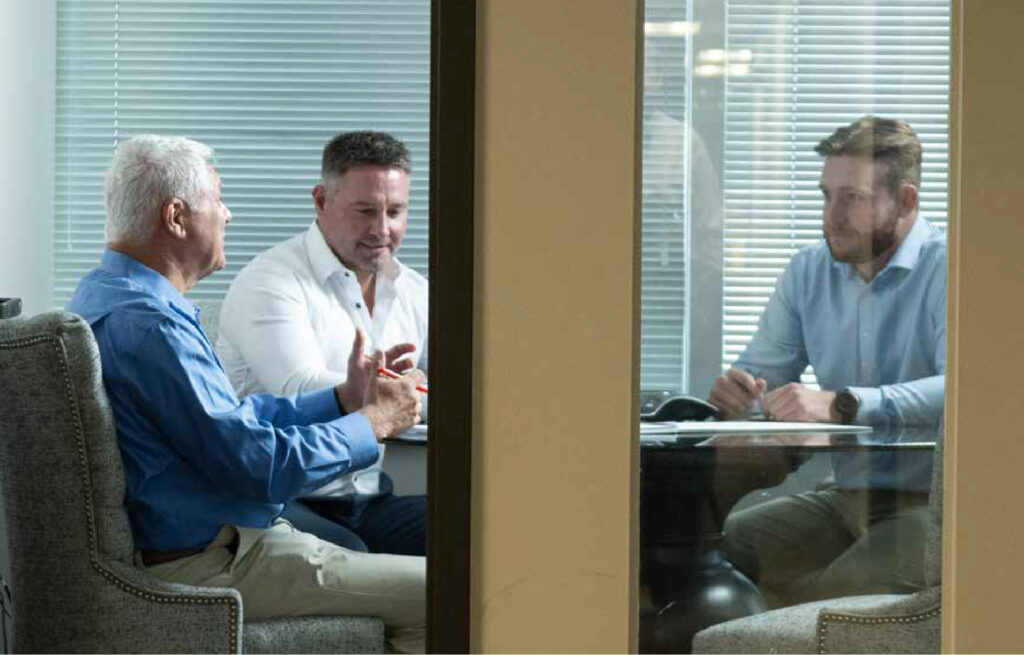 People sitting in conference room