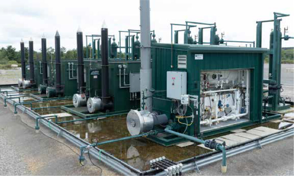 Upstream facility for oil and natural gas industry